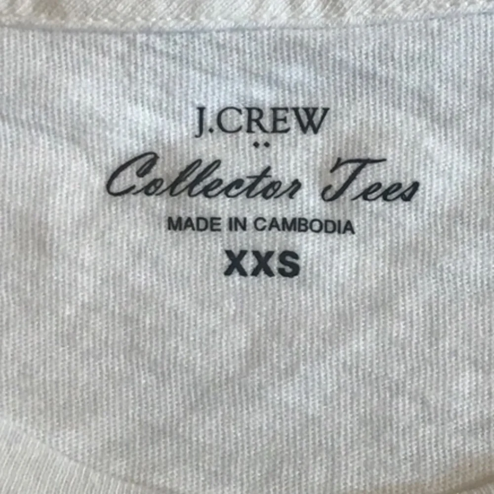 J. Crew Sequin Penguin Collector T-Shirt Short Sleeve Cotton Crew Neck Size XXS